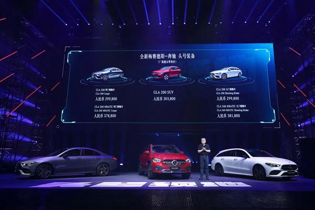 全新GLA SUV、CLA四門轎跑車及CLA五門獵跑車正式上市